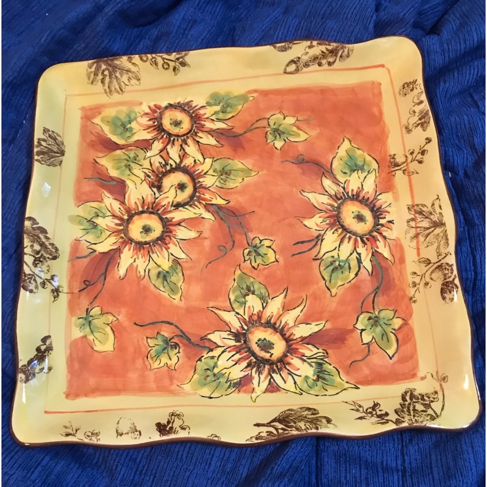 Sunflower tray/platter